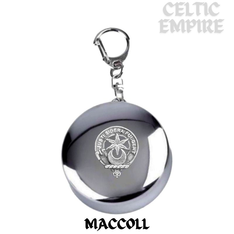 MacColl Scottish Family Clan Crest Folding Cup Key Chain