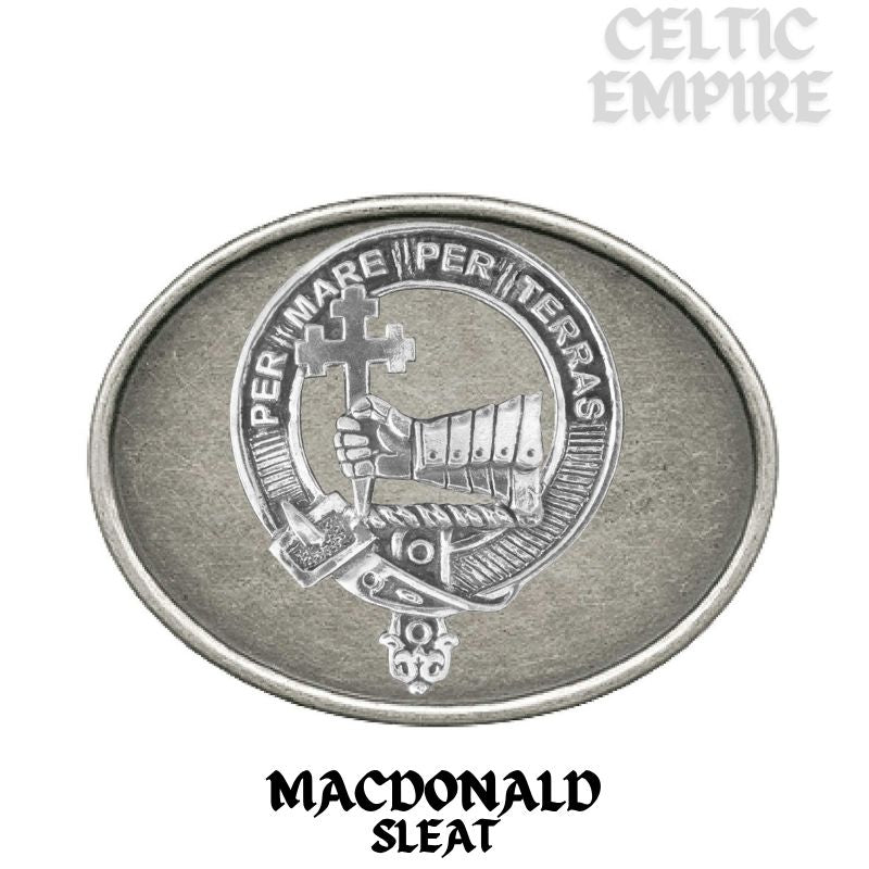 MacDonald Sleat Family Clan Crest Regular Buckle