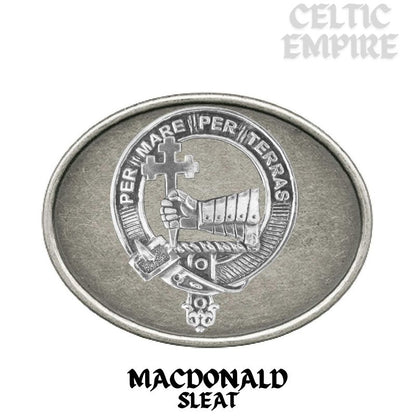 MacDonald Sleat Family Clan Crest Regular Buckle