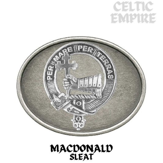 MacDonald Sleat Family Clan Crest Regular Buckle