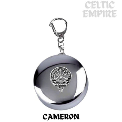 Cameron Scottish Family Clan Crest Folding Cup Key Chain