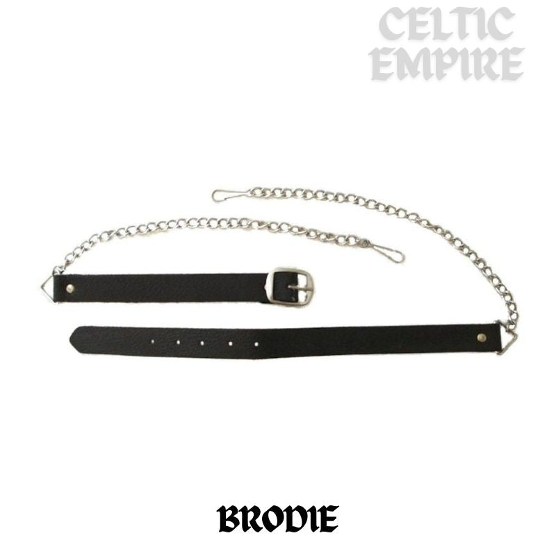 Brodie Scottish Family Clan Badge Sporran, Leather