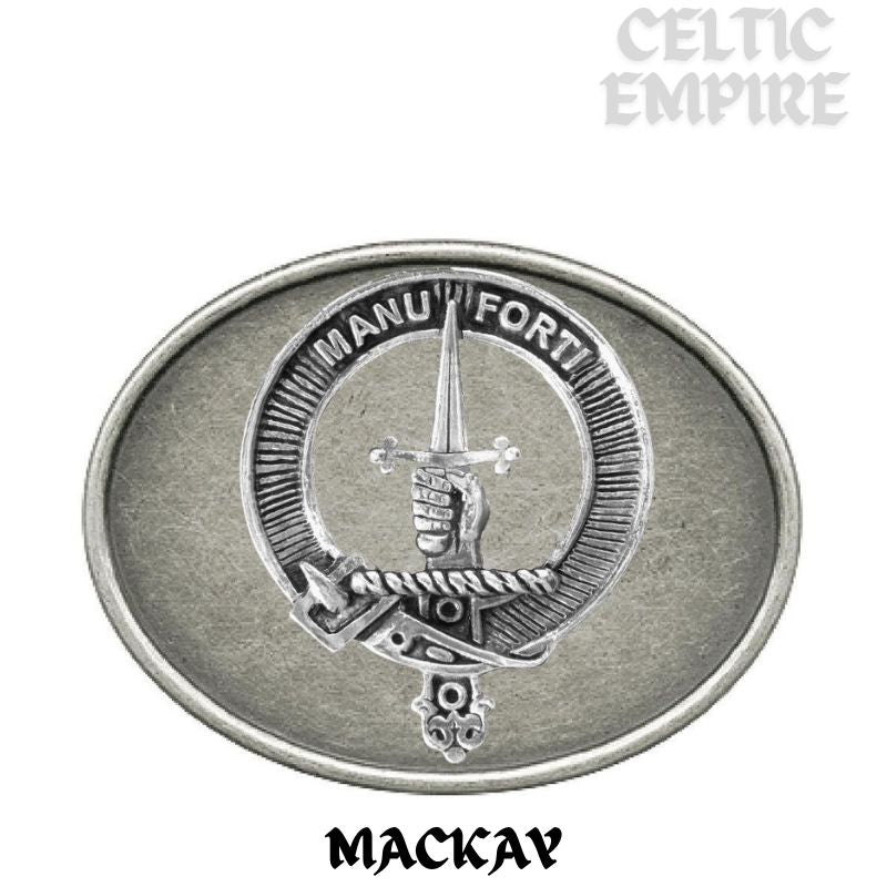 MacKay Family Clan Crest Regular Buckle