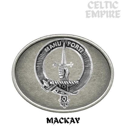MacKay Family Clan Crest Regular Buckle