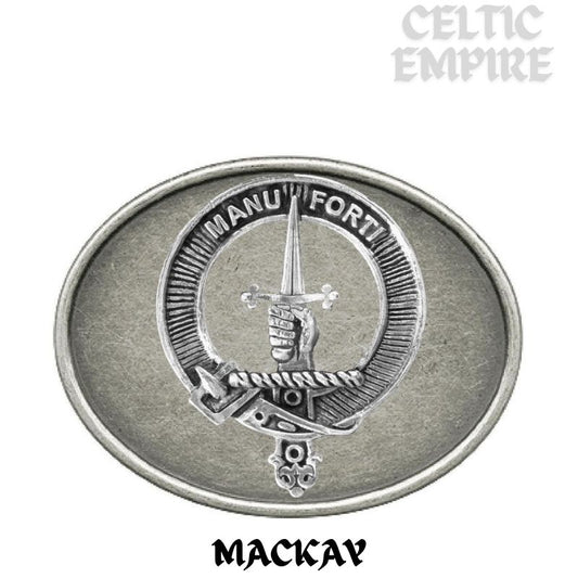 MacKay Family Clan Crest Regular Buckle