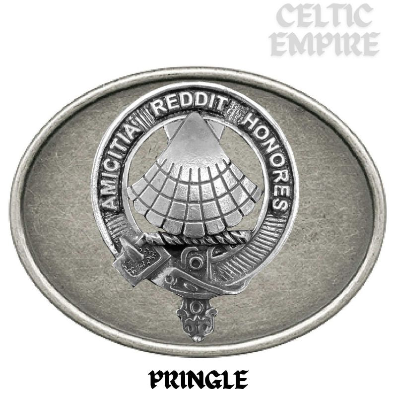 Pringle Family Clan Crest Regular Buckle