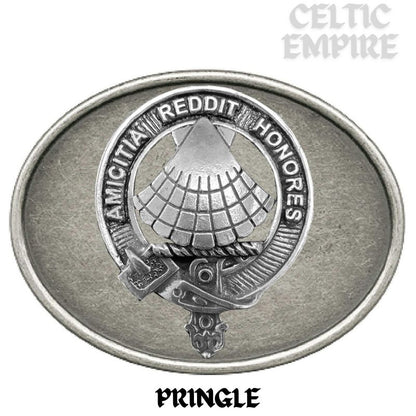 Pringle Family Clan Crest Regular Buckle