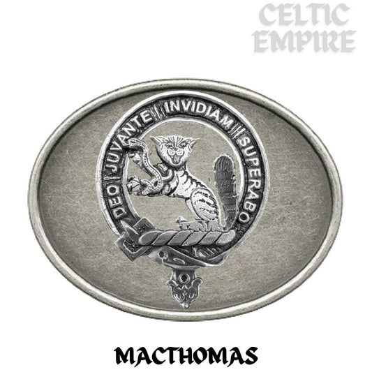 MacThomas Family Clan Crest Regular Buckle