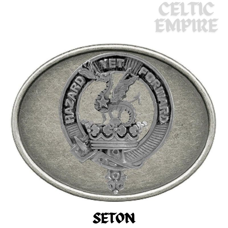 Seton Family Clan Crest Regular Buckle