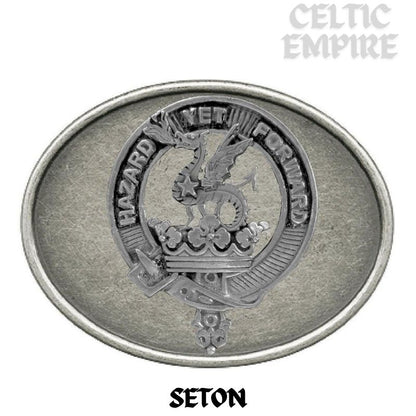 Seton Family Clan Crest Regular Buckle