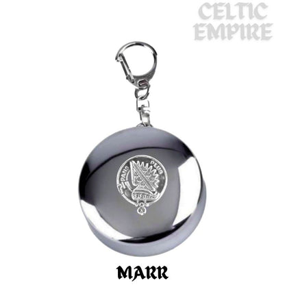 Marr Scottish Family Clan Crest Folding Cup Key Chain