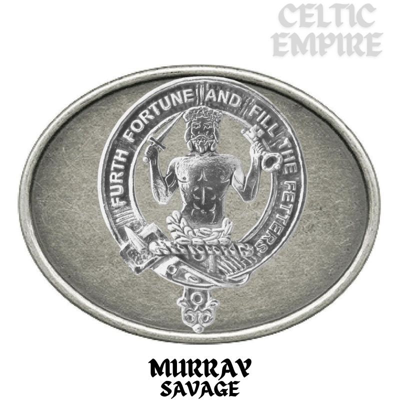 Murray Savage Family Clan Crest Regular Buckle