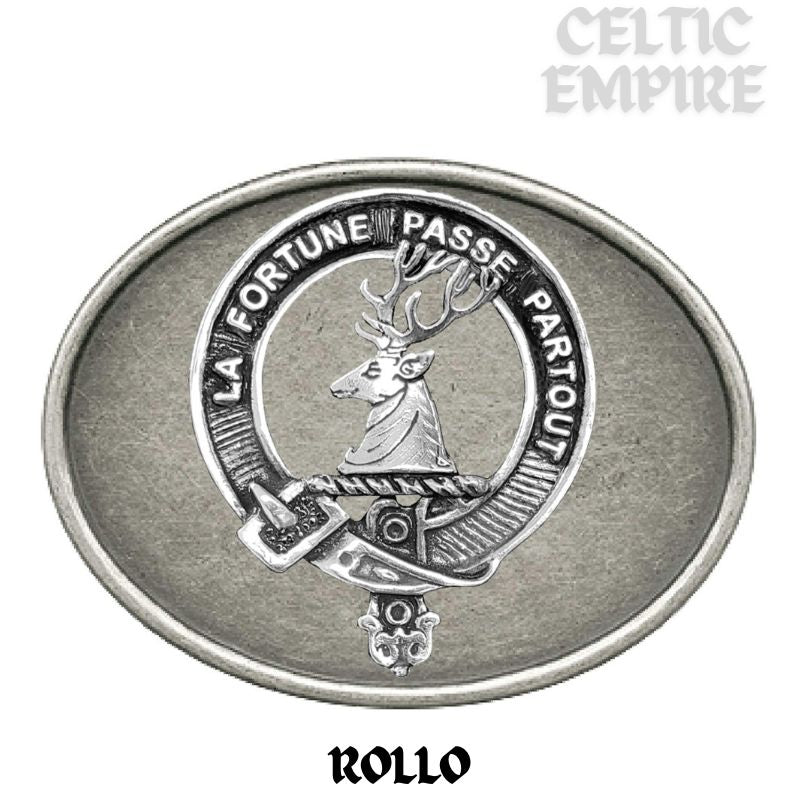 Rollo Family Clan Crest Regular Buckle
