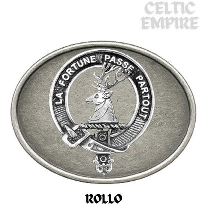 Rollo Family Clan Crest Regular Buckle