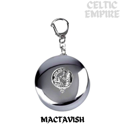 MacTavish Scottish Family Clan Crest Folding Cup Key Chain
