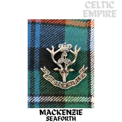 Seaforth Highlanders Ladies / Sweetheart Brooch - Sterling Silver