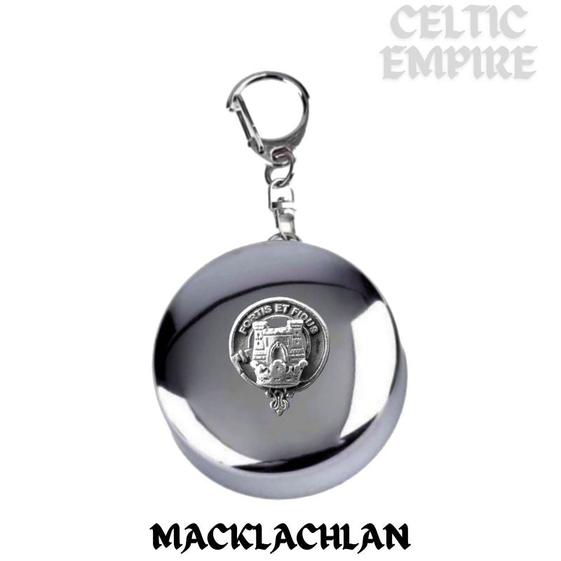 MacLachlan Scottish Family Clan Crest Folding Cup Key Chain