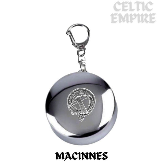 MacInnes Scottish Family Clan Crest Folding Cup Key Chain