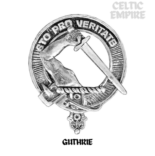 Guthrie Family Clan Crest Scottish Cap Badge