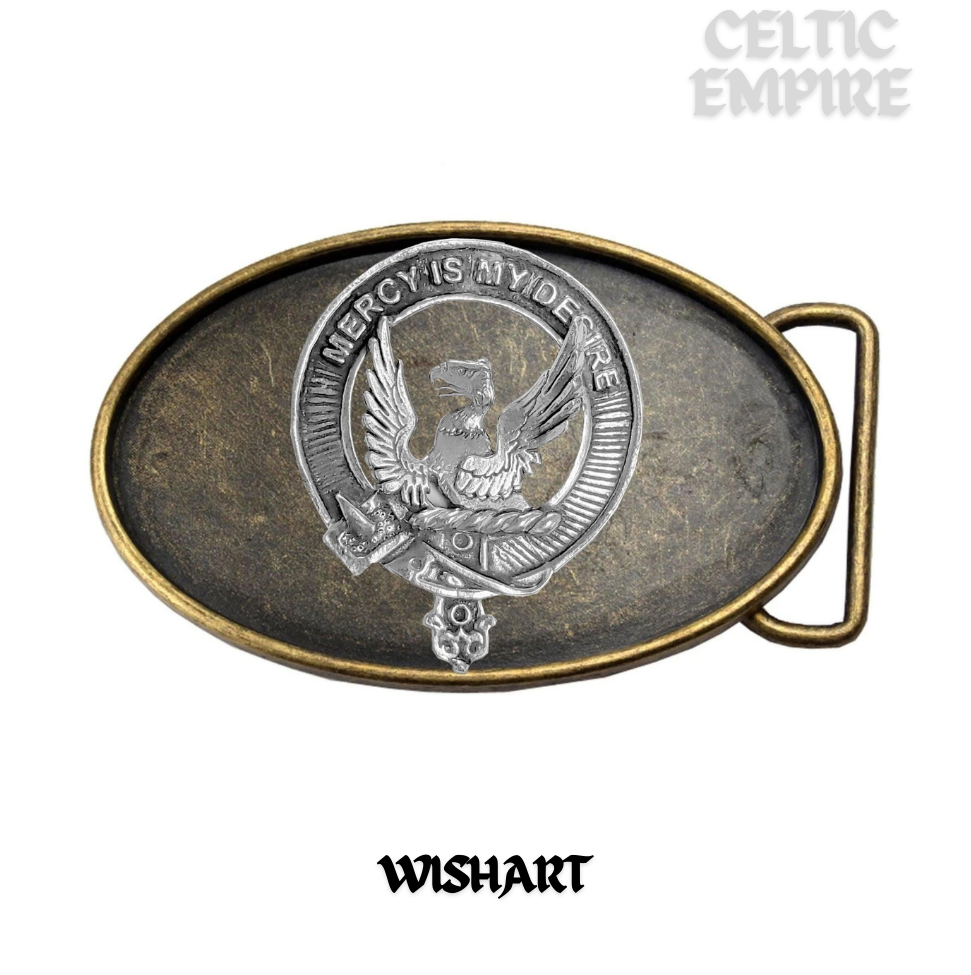 Wishart Family Clan Crest Regular Buckle