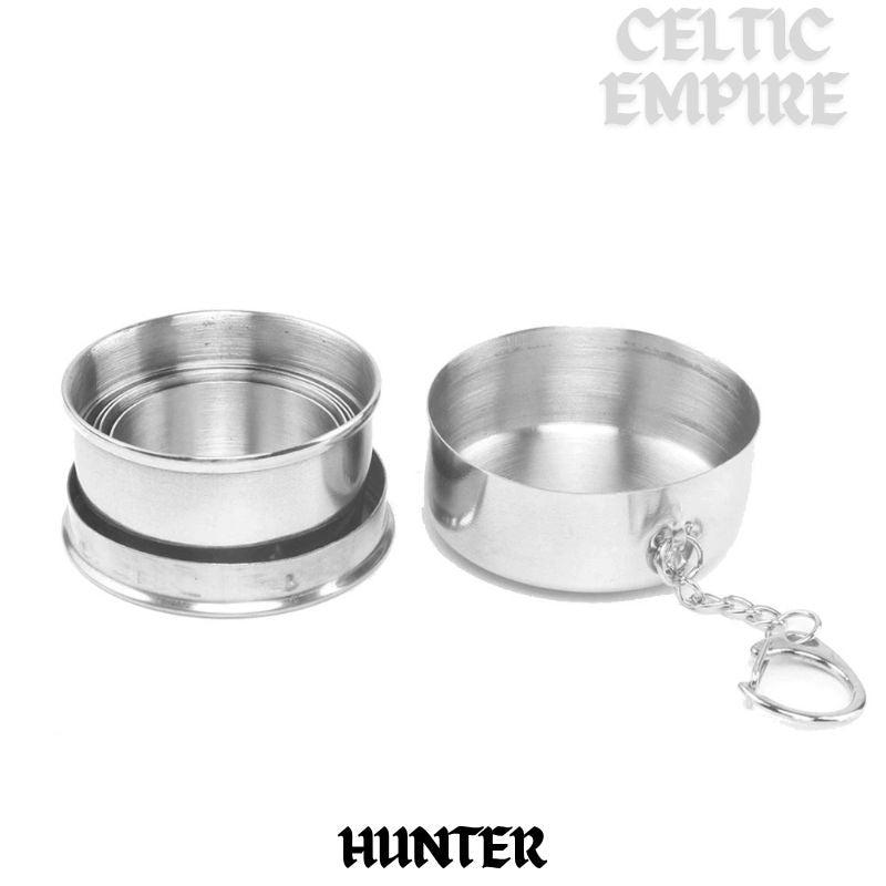 Hunter Scottish Family Clan Crest Folding Cup Key Chain