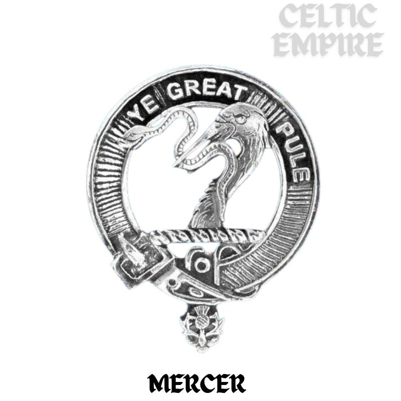 Mercer Scottish Family Clan Crest Badge Tankard