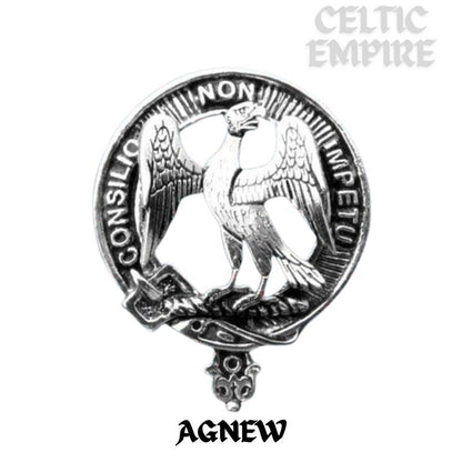 Agnew Family Clan Crest Badge Glass Beer Mug