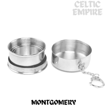 Montgomery Scottish Family Clan Crest Folding Cup Key Chain