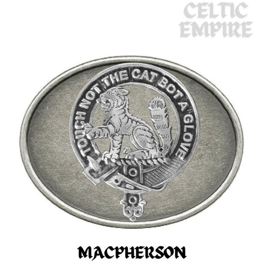 MacPherson Family Clan Crest Regular Buckle