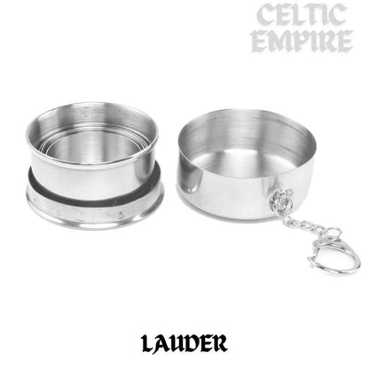 Lauder Scottish Family Clan Crest Folding Cup Key Chain