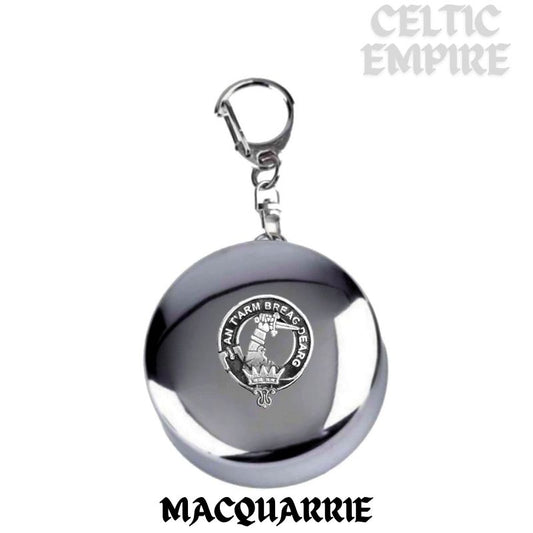 MacQuarrie Scottish Family Clan Crest Folding Cup Key Chain