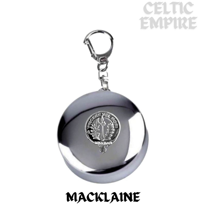 MacLaine Scottish Family Clan Crest Folding Cup Key Chain