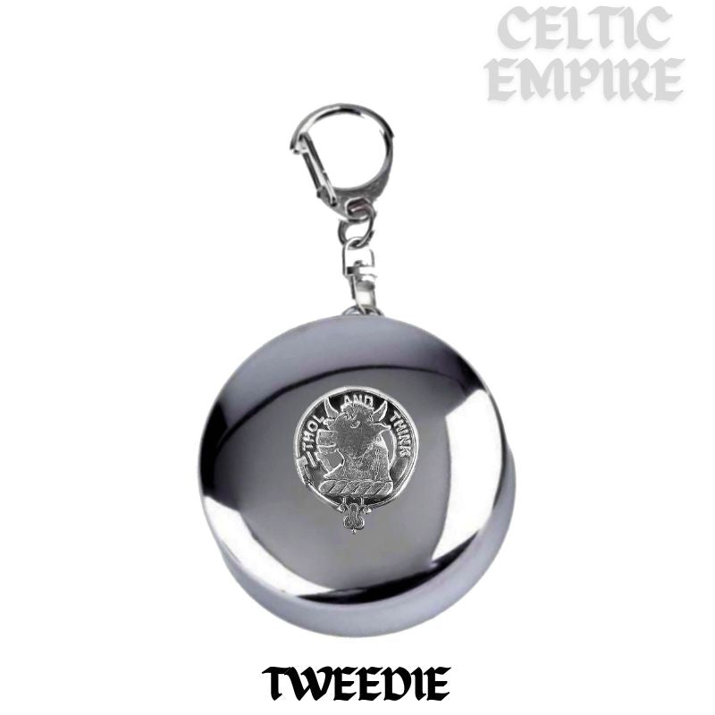 Tweedie Scottish Family Clan Crest Folding Cup Key Chain