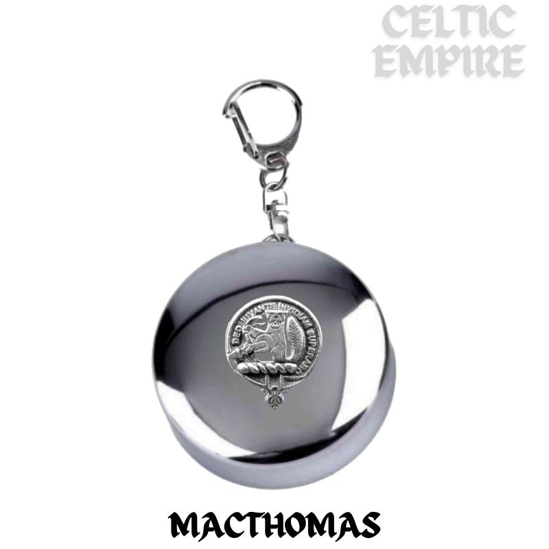 MacThomas Scottish Family Clan Crest Folding Cup Key Chain
