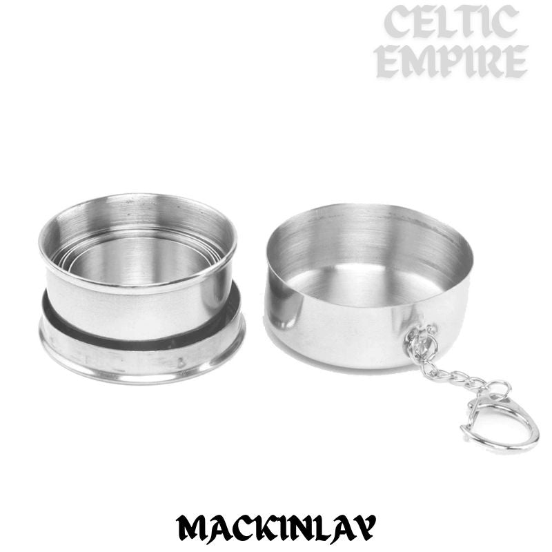 MacKinlay Scottish Family Clan Crest Folding Cup Key Chain