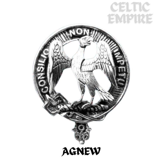 Agnew Family Clan Crest Scottish Cap Badge