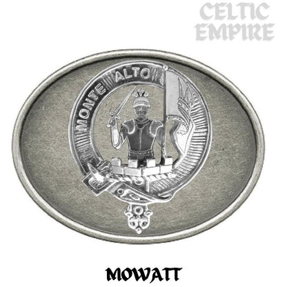 Mowatt Family Clan Crest Regular Buckle