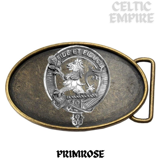 Primrose Family Clan Crest Regular Buckle