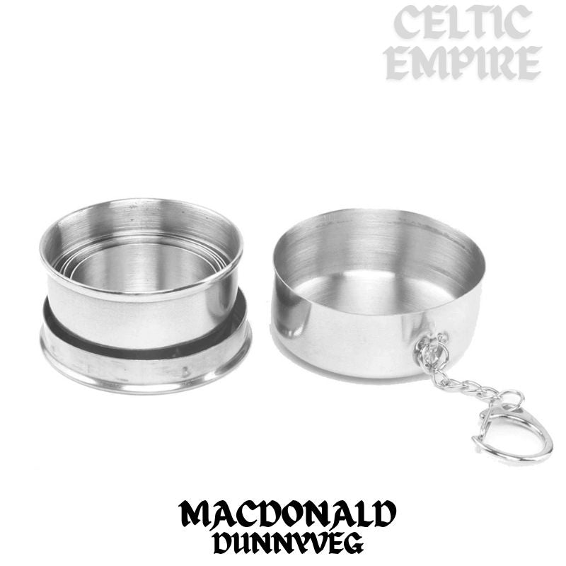 MacDonald (Dunnyveg) Scottish Family Clan Crest Folding Cup Key Chain