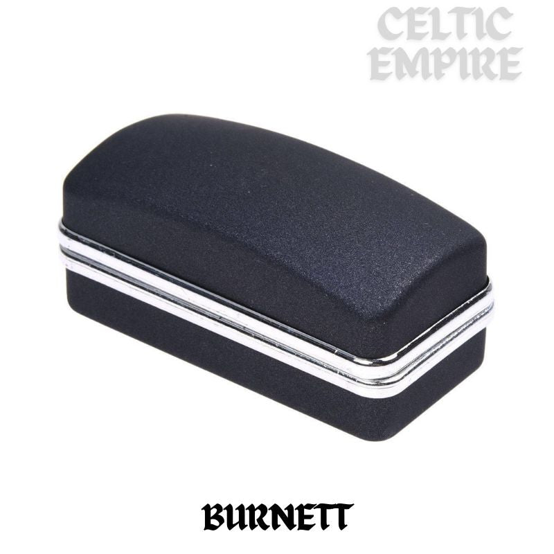 Burnett Family Clan Crest Scottish Cufflinks; Pewter, Sterling Silver and Karat Gold