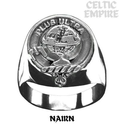 Nairn Scottish Family  Clan Crest Ring  Sterling Silver and Karat Gold