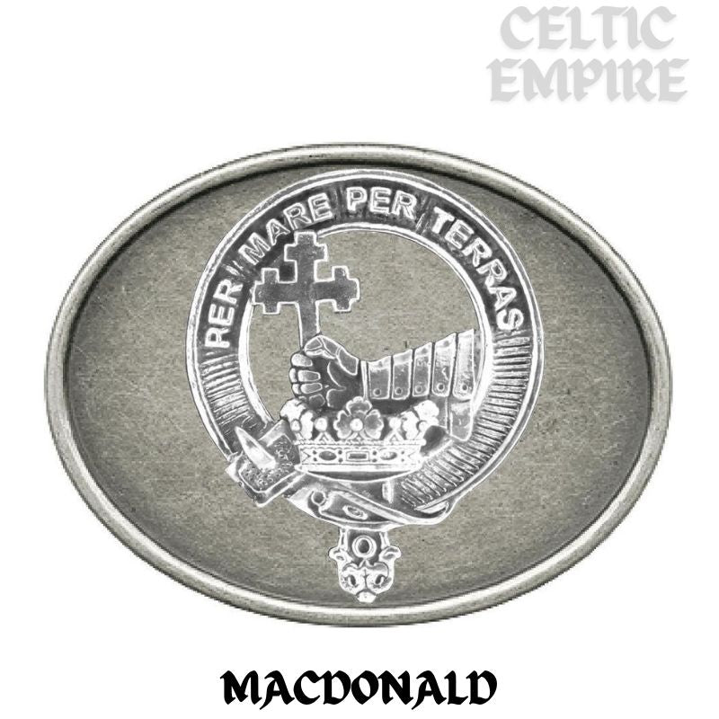 MacDonald Donald Family Clan Crest Regular Buckle