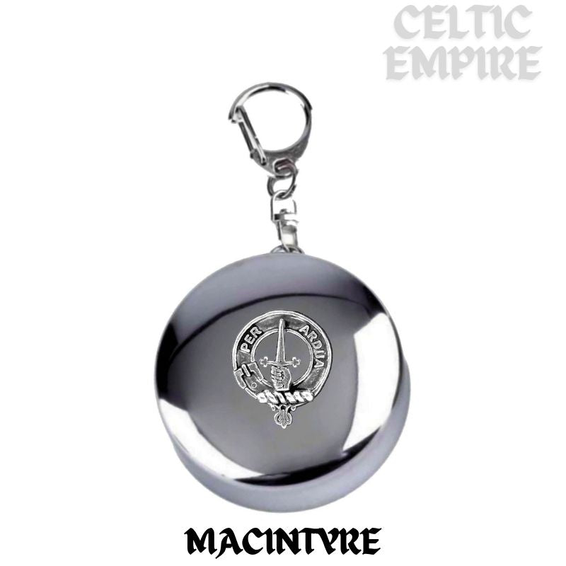 MacIntyre Scottish Family Clan Crest Folding Cup Key Chain