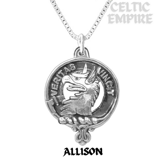 Allison Family Clan Crest Scottish Pendant