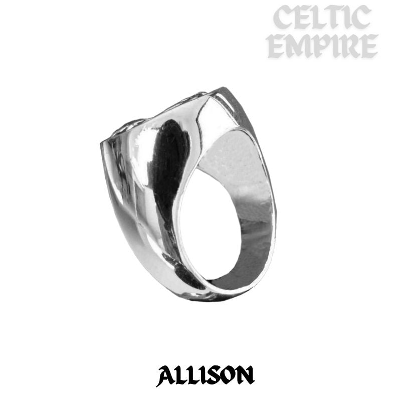 Allison Scottish Family Clan Crest Ring