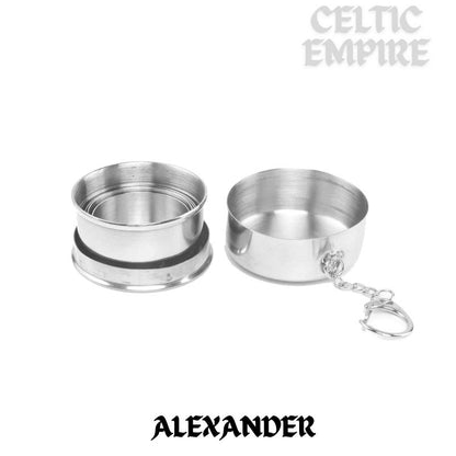 Alexander Scottish Family Clan Crest Folding Cup Key Chain