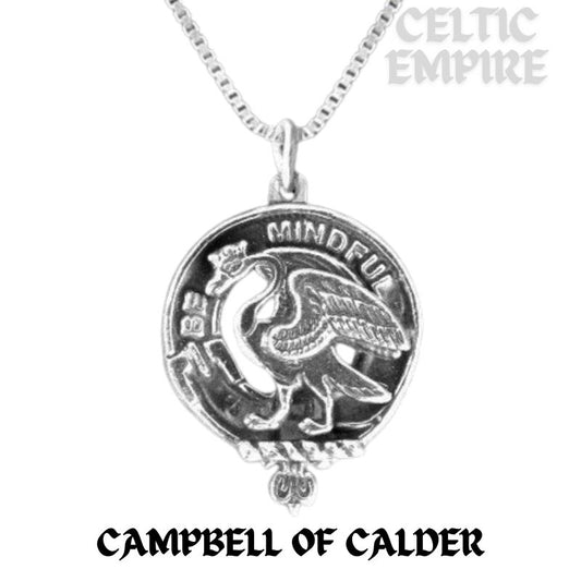 Campbell Calder Family Clan Crest Scottish Pendant
