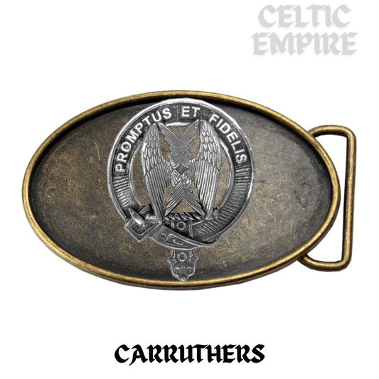 Carruthers Family Clan Crest Regular Buckle