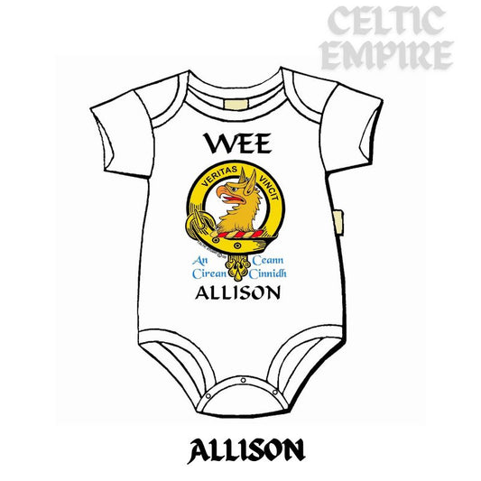 Allison Scottish Family Clan Crest Baby Jumper