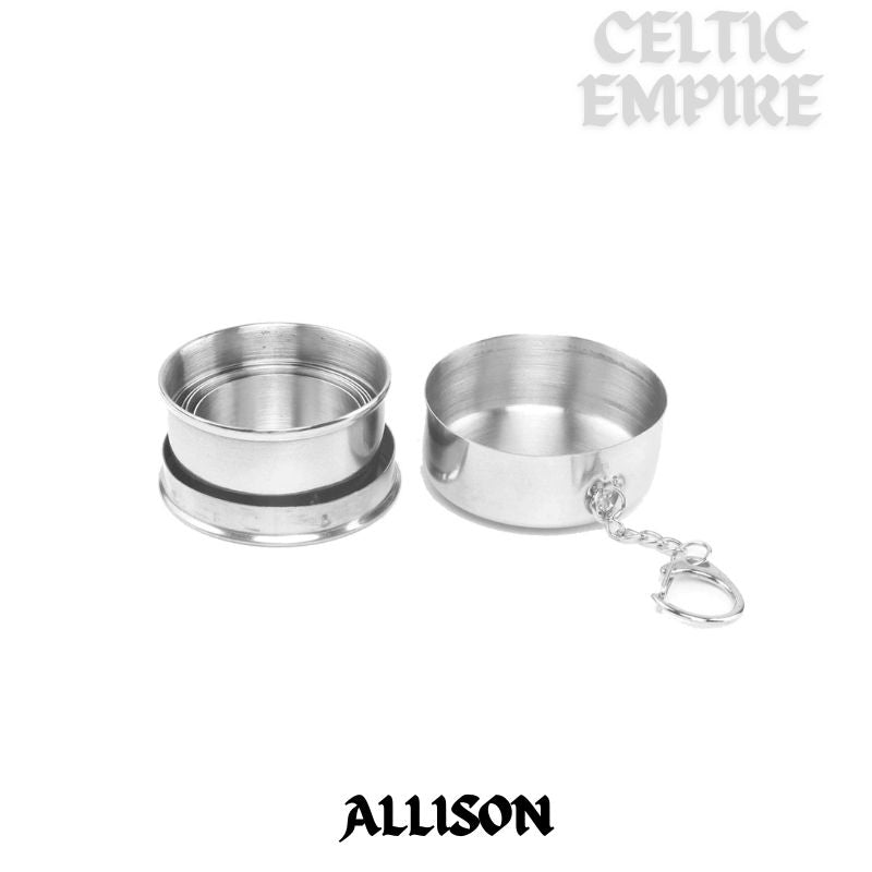 Allison Scottish Family Clan Crest Folding Cup Key Chain